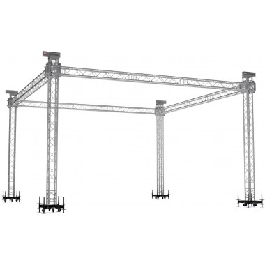 GROUND SUPPORT SET P2000 NAXPRO TRUSS FD34 8X8X5M