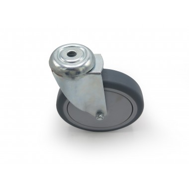 GREY INDUSTRIAL WHEEL OF 150MM WITH HOUSING  - 2